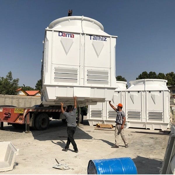 برج خنک کننده فایبرگلاس مکعبی 600 تن تبرید دماتجهیز-14