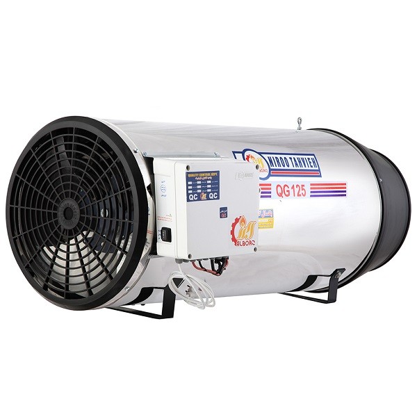 جت هیتر گازسوز 108000 کیلوکالری نیرو تهویه البرز مدل QG-125-1