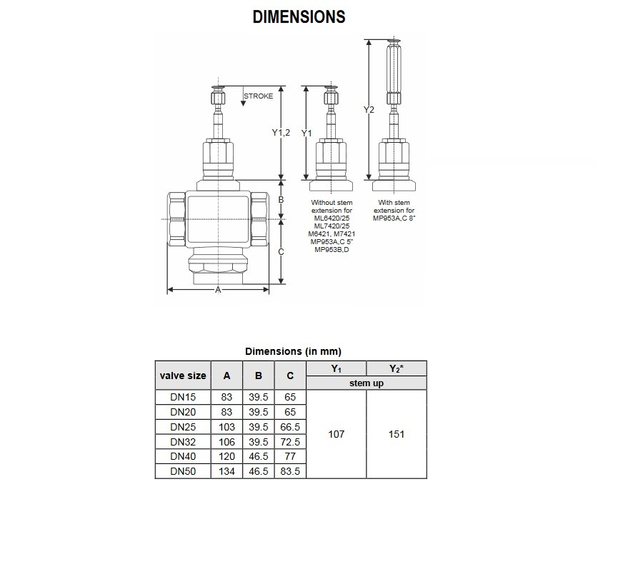 شیر موتوری هانیول سه راهه برنجی "1/2 1-2