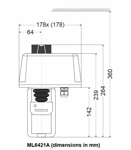 محرک الکتریکی ON/OFF هانیول ML6421A3005-1