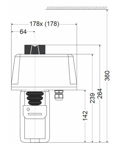 محرک الکتریکی هانیول تدریجی ML7421A3004-1