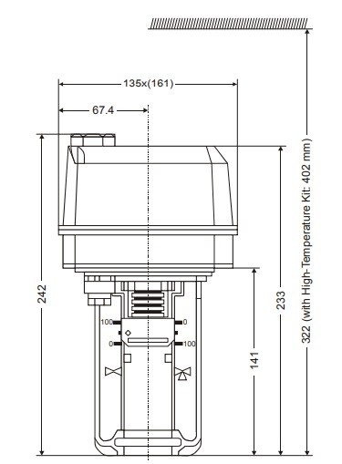 محرک الکتریکی هانیول تدریجی ML7420A6009-1