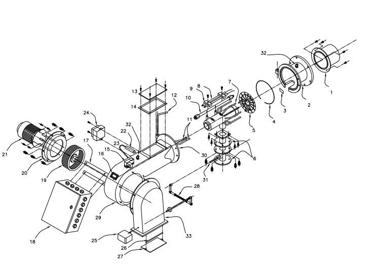 مشعل گازسوز هوفمات مدل  SG7NZ-2