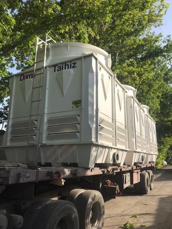 برج خنک کننده فایبرگلاس مکعبی 300 تن تبرید دماتجهیز-15