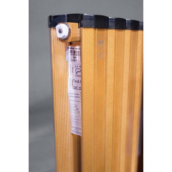 رادیاتور آلومینیومی آنیت 17 پره مدل برلیان پایونیر طلایی-3