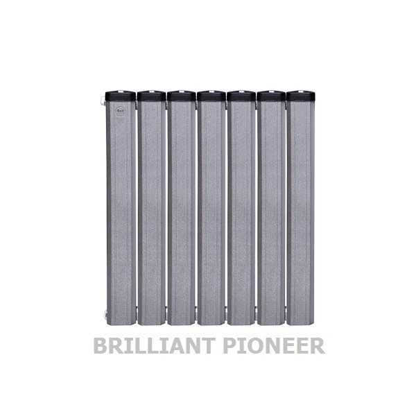 رادیاتور آلومینیومی آنیت 7 پره مدل برلیان پایونیر نقره ای-1