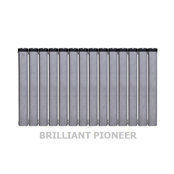 رادیاتور آلومینیومی آنیت 14 پره مدل برلیان پایونیر نقره ای-1