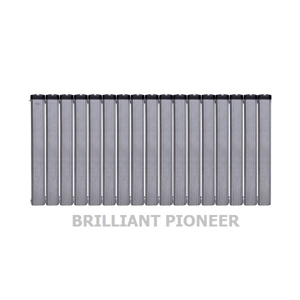 رادیاتور آلومینیومی آنیت 17 پره مدل برلیان پایونیر نقره ای-1