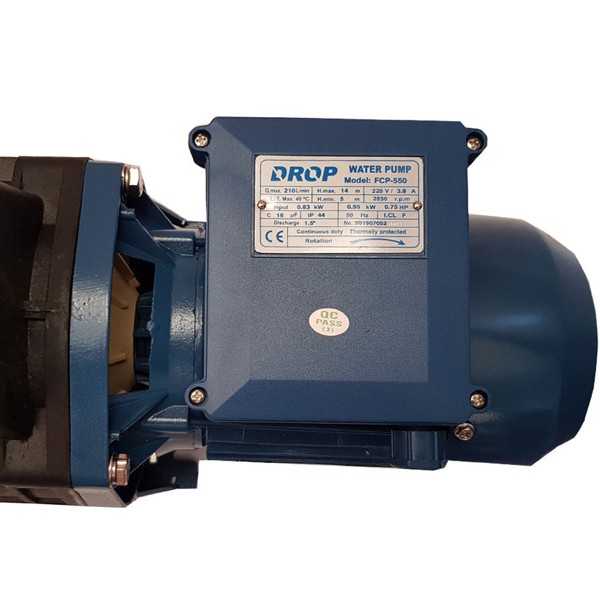 پمپ تصفیه آب استخر 0/75 اسب دراپ مدل FCP-550-1