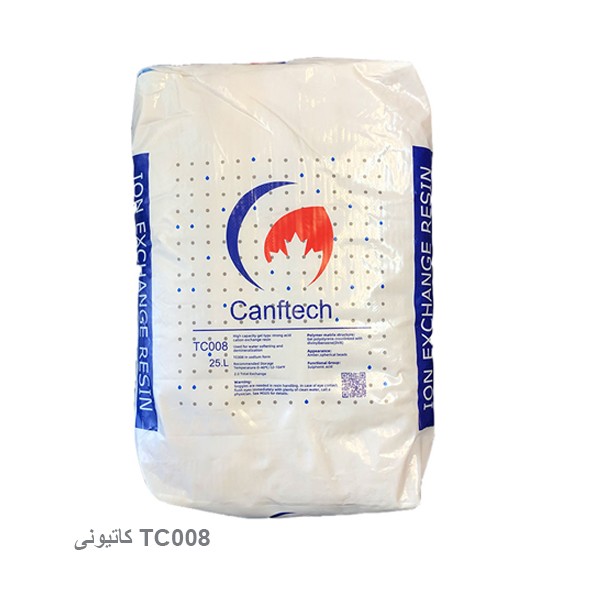 رزین کاتیونی اسید قوی canftech مدل TC008-3