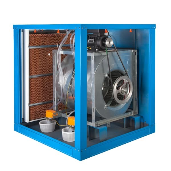 کولر آبی صنعتی سلولزی انرژی 11000 مدل EC 1100 تکفاز دو دور-3