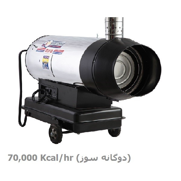 جت‌ هیتر دوموتوره‌‌  دوگانه سوز باکدار‌ نیرو تهویه‌ البرز 2EDB-120-3
