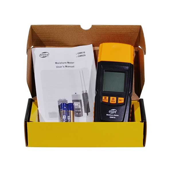 رطوبت سنج چوب و کاغذ دیجیتال بنتک مدل GM610-2
