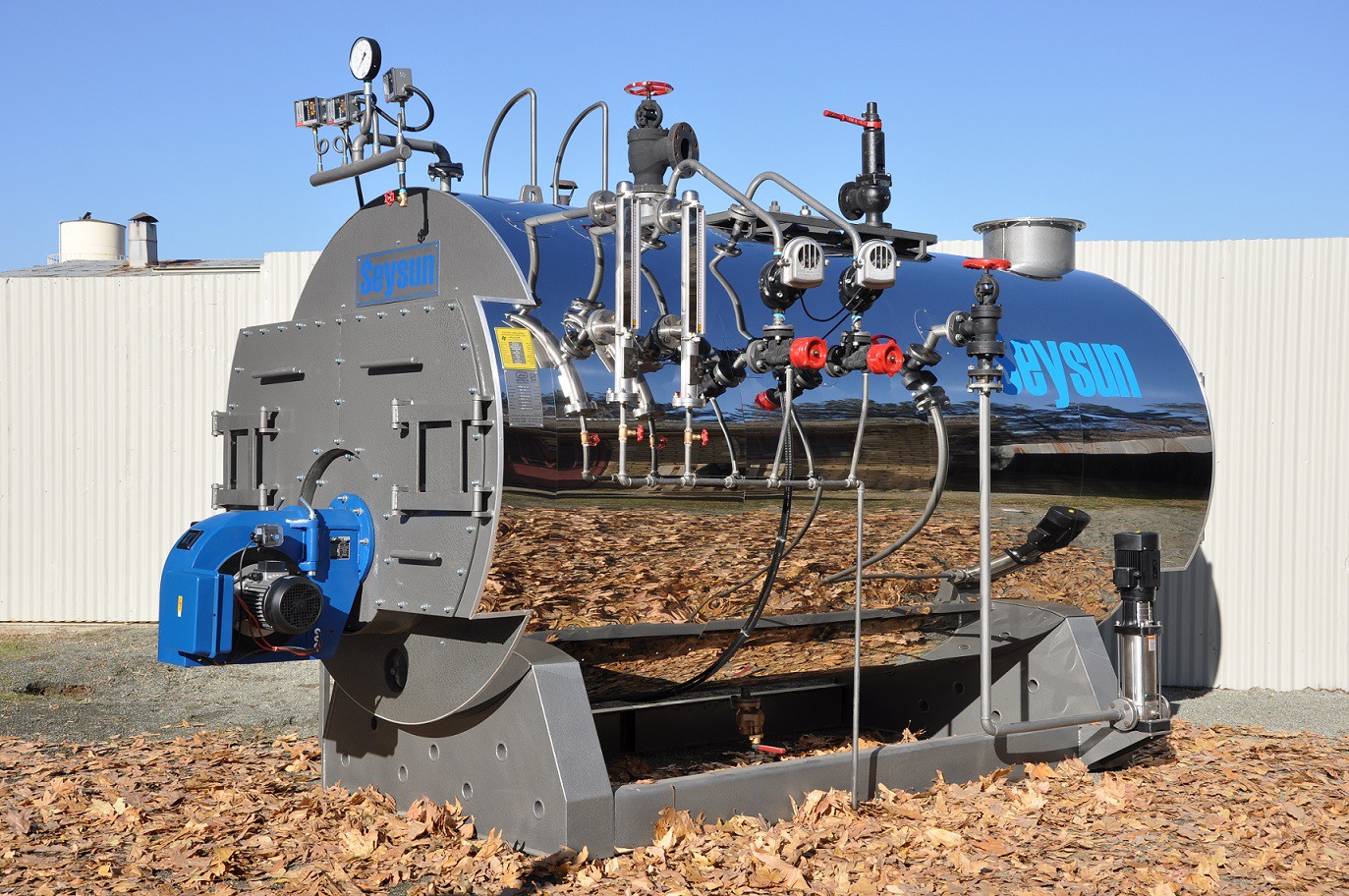 دیگ آب گرم/ آب داغ سیسان دو پاس وت بک شعله برگشتی با فشار کار 6 بار-2