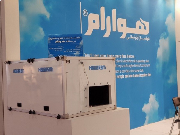 هواساز آپارتمانی سقفی هوارام مدل HUC8B-3