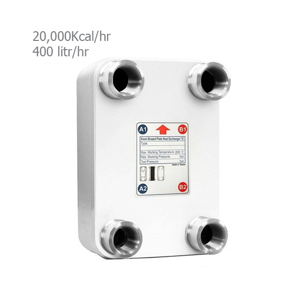 مبدل حرارتی صفحه ای کائوری سری F مدل TEP-40-1