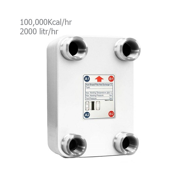مبدل حرارتی صفحه ای کائوری سری Q مدل TEP-200-1