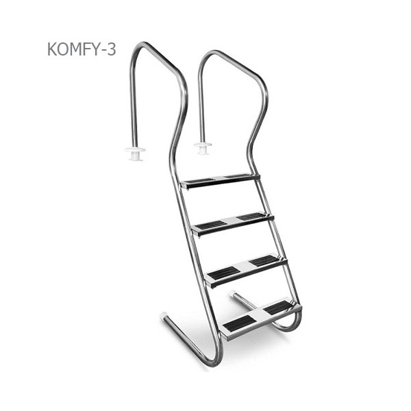 نردبان شیب دار استخر آکوامارین مدل KOMFY-3-3