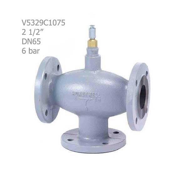 شیر موتوری هانیول سه راهه فلنجی"1/2 2-2