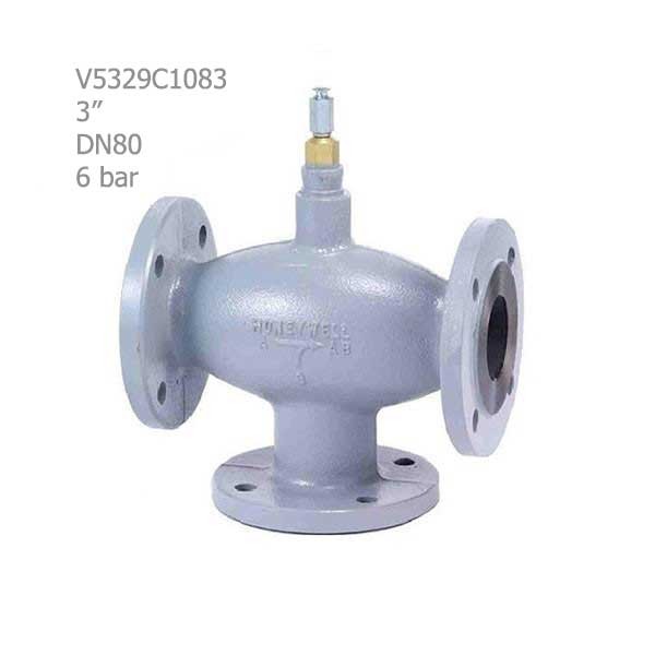 شیر موتوری هانیول سه راهه فلنجی "3-4