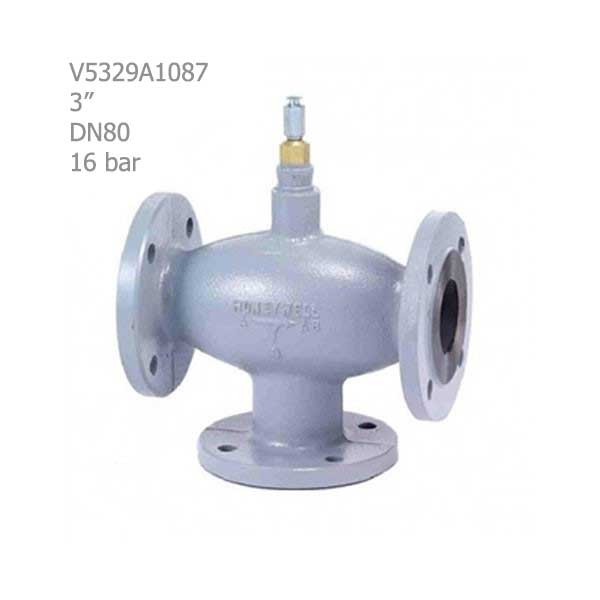 شیر موتوری هانیول سه راهه فلنجی"3-2