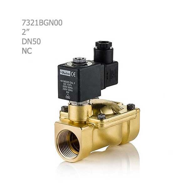 شیر برقی آب پارکر سری 7321 سایز "2-1