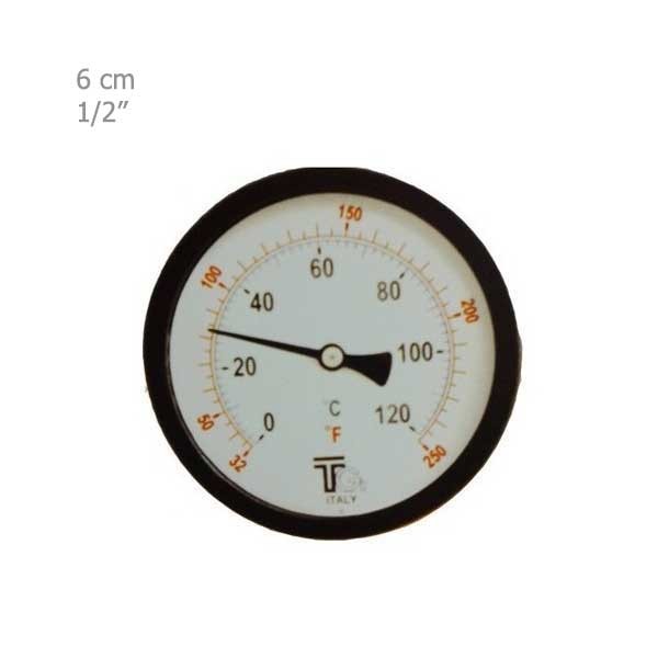 ترمومتر تی جی TG صفحه 6 سانت افقی سری TB100-1