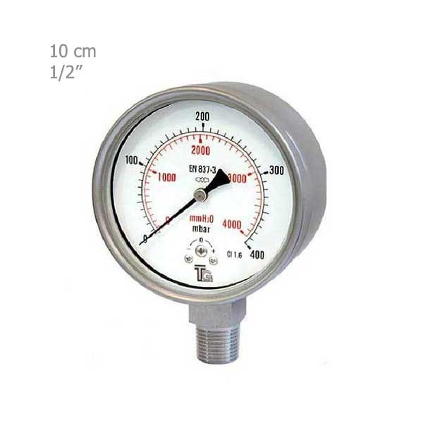 مانومتر میلی‌بار تی جی عمودی خشک صفحه10 مدلCS-1