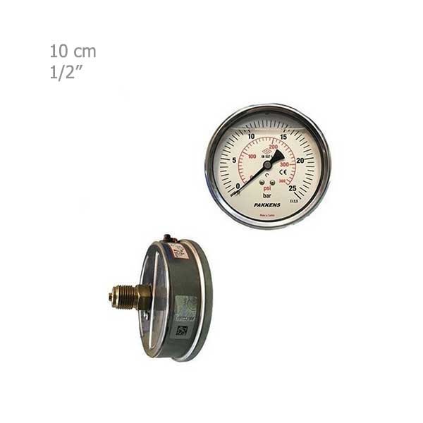 مانومتر پکنز افقی روغنی صفحه 10 سانت-4