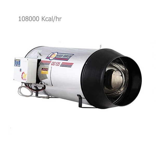 جت هیتر گازسوز 108000 کیلوکالری نیرو تهویه البرز مدل QG-125-4