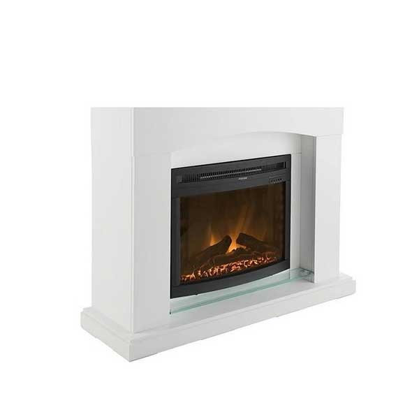 شومینه برقی تابان با قاب چوب-2