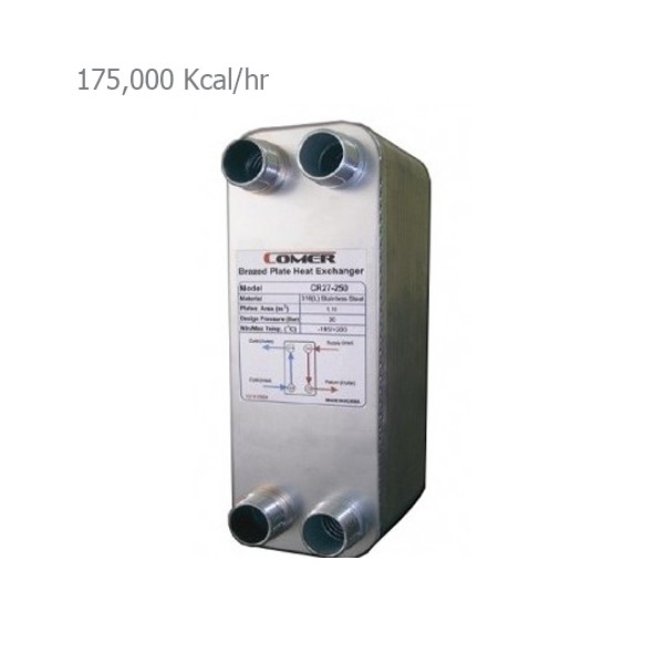مبدل حرارتی صفحه ای 3500 لیتری کامر مدل CR27-350-1