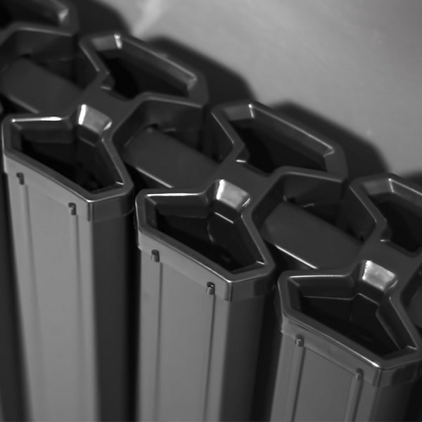 رادیاتور آلومینیومی آنیت 19 پره مدل اکوپایونیر مشکی-3