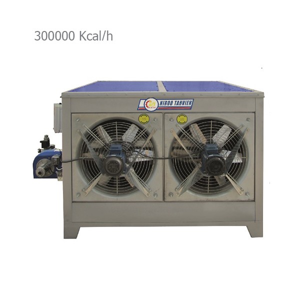 کوره هوای گرم 300 هزار افقی نیرو تهویه  البرز مدل HAH300-1