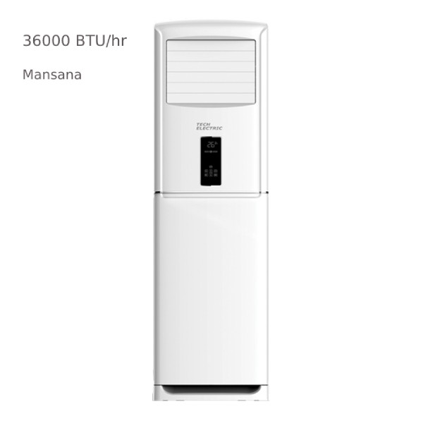 کولر گازی ایستاده حاره ای 36000 تک الکتریک مانسانا 36HT3-1