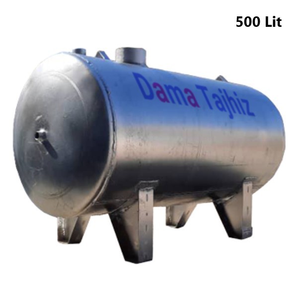 آبگرمکن صنعتی افقی 500 لیتری دماتجهیز-2