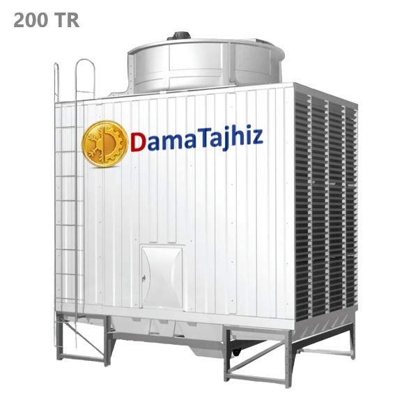 برج خنک کننده مکعبی جریان متقاطع 200 تن تبرید دماتجهیز-1