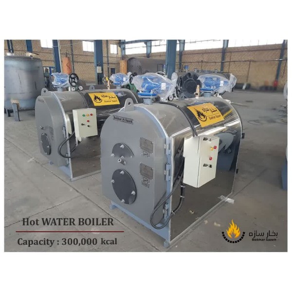 دیگ آبگرم فولادی 500000 دو پاس بخار سازه مدل BSW.500-2