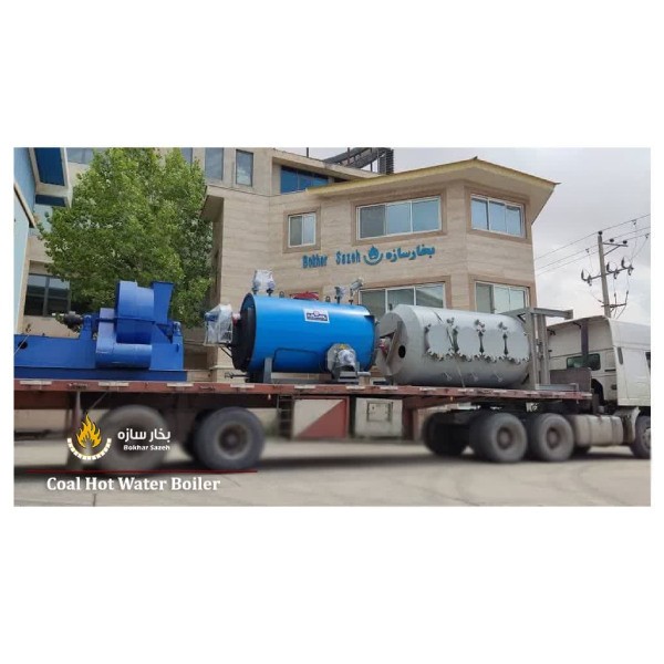 دیگ آبگرم فولادی 600000 سه پاس بخار سازه مدل BSWR.600-12