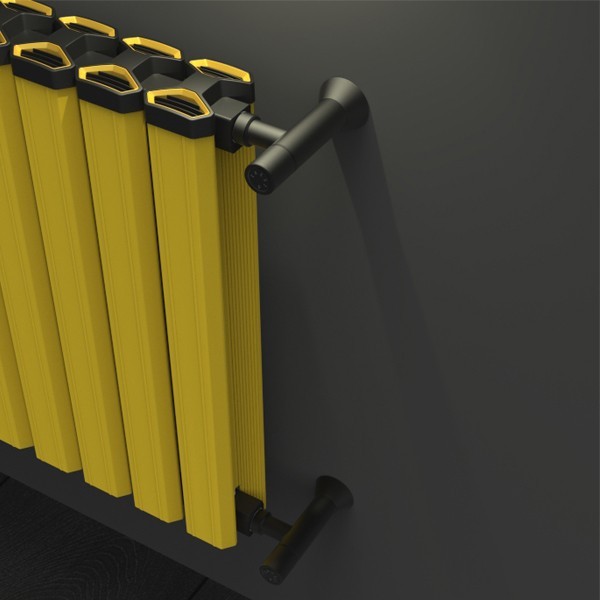 رادیاتور آلومینیومی آنیت 11 پره مدل پایونیر طلایی-4