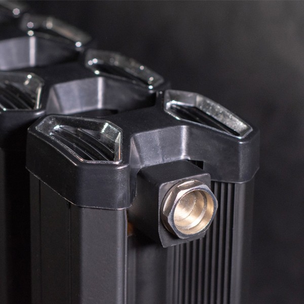 رادیاتور آلومینیومی آنیت 7 پره مدل پایونیر ورتیکال مشکی-5