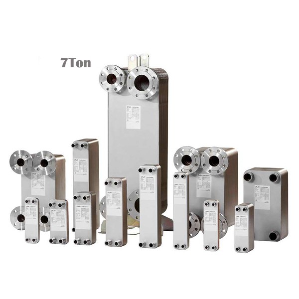 مبدل صفحه ای 7 تن هایواتر گاز به آب  HW 52-42-7-1