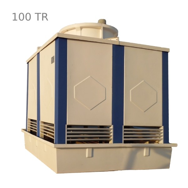 برج خنک کننده صنعتی مدار باز 100 تن تبرید دماتجهیز-1