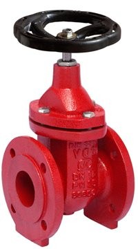 شیرفلکه چدنی فلنجی دروازه ای وگ ایران-2