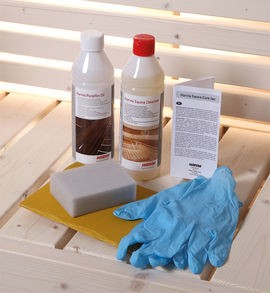 ست لوازم سونای خشک چوبی هارویا-1