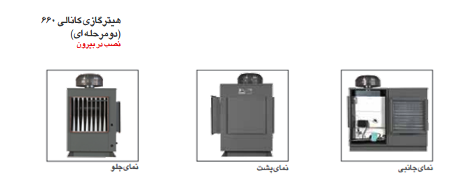 سخان غازي انرژي مودیل 660