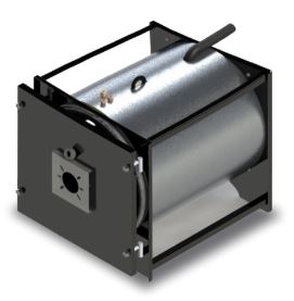 دیگ فولادی آبگرم کالور درب جلویی