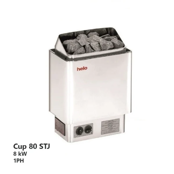 هیتر برقی سونای خشک هلو HELO سری CUP مدل STJ 80-2