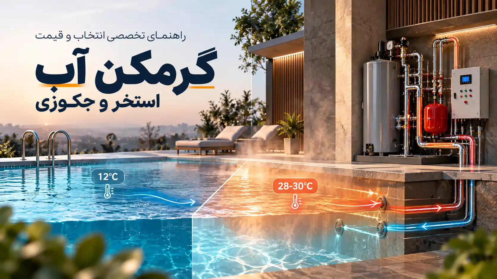 قیمت سیستم گرمایش استخر خانگی