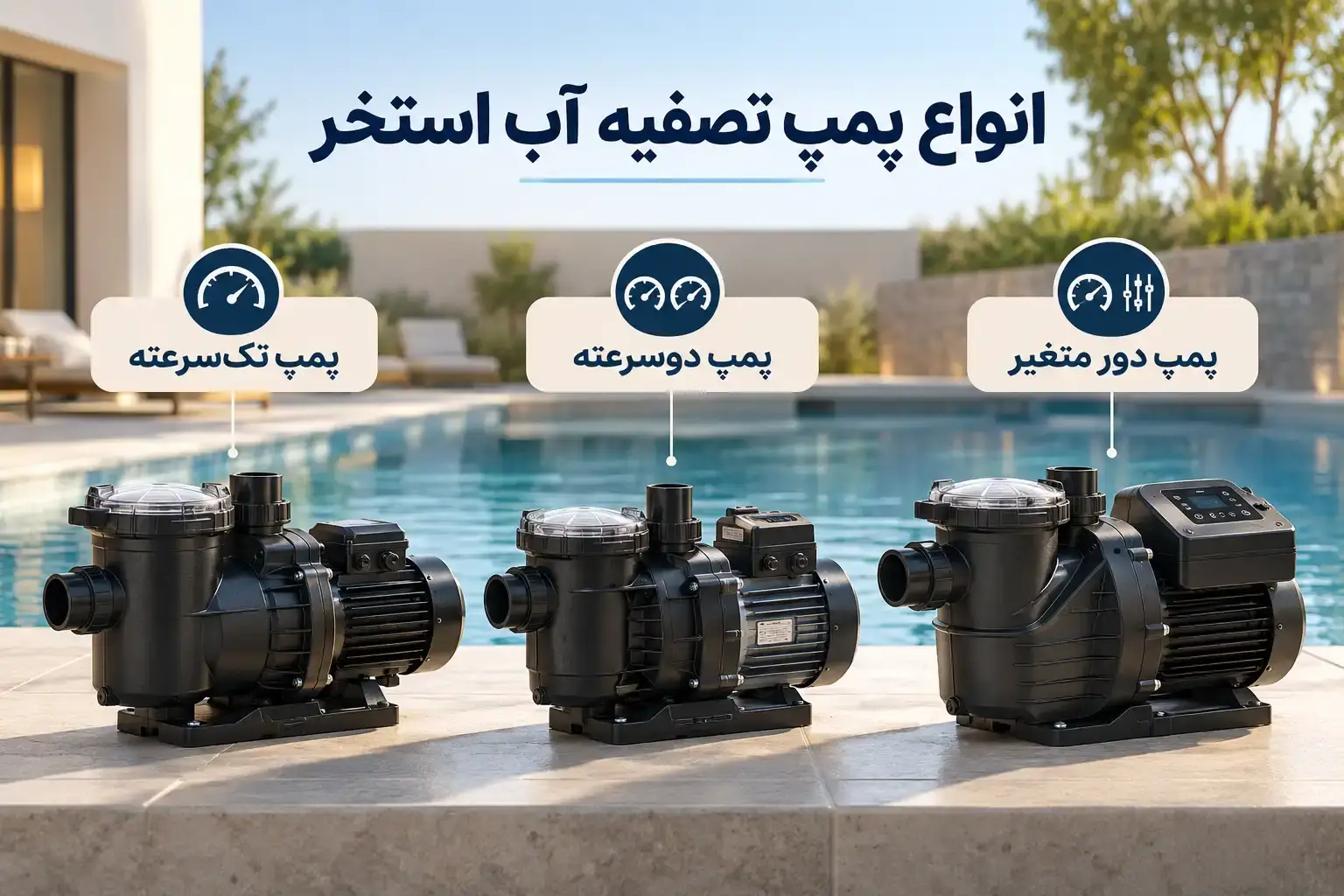 انواع پمپ تصفیه آب استخر